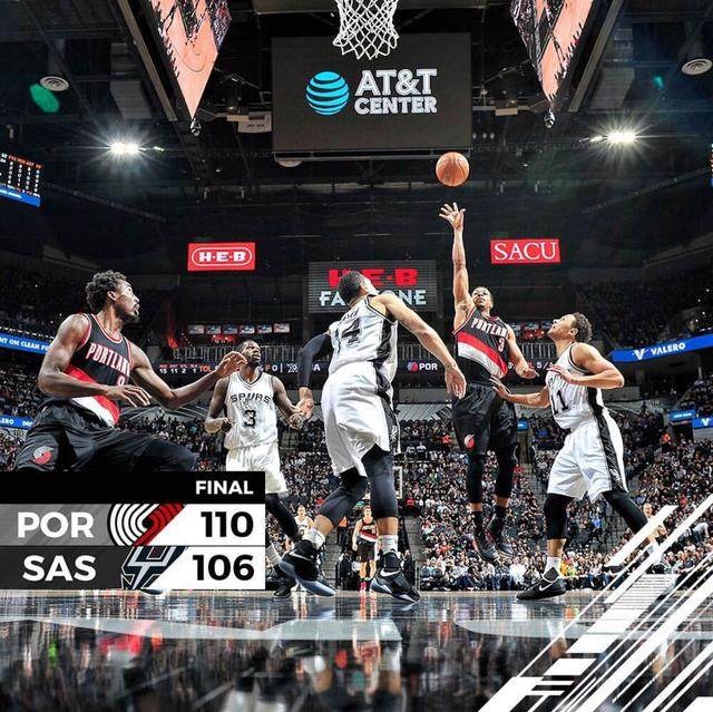 开拓者击败老鹰,麦科勒姆砍下26分 开拓者击败老鹰,麦科勒姆砍下26分